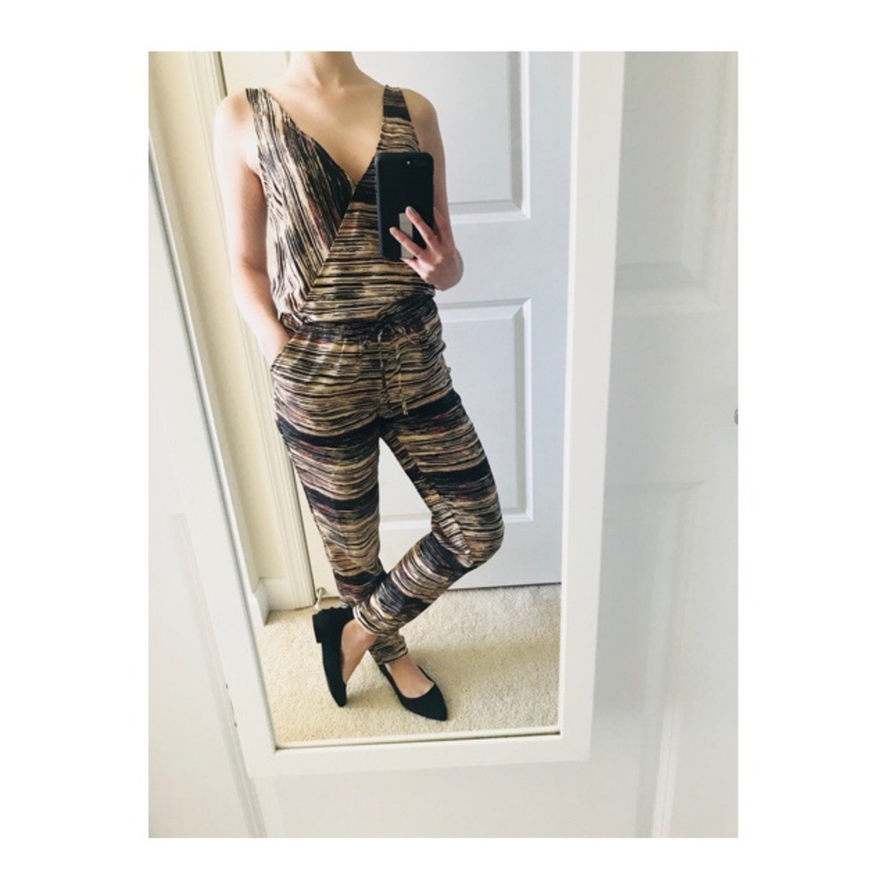 Stripped Jumpsuit